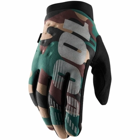 100% Brisker gloves - Green