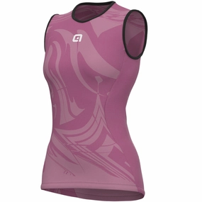 Ale Etesia woman sleeveless base layer - Purple