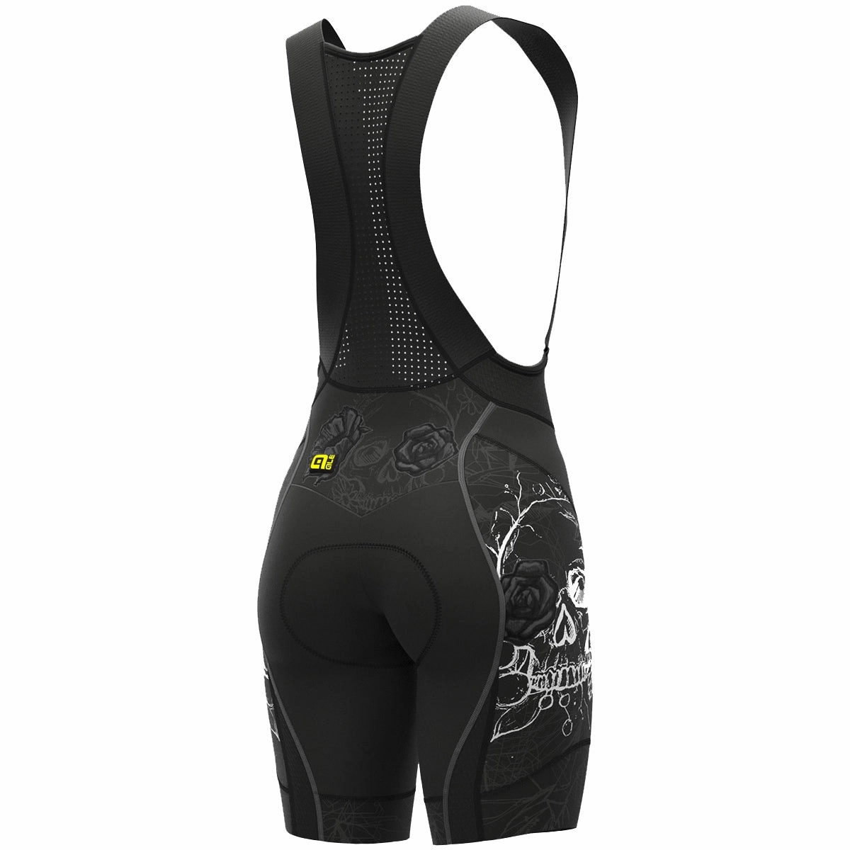 Ale Graphics PRR Skull women bib shorts - Black 