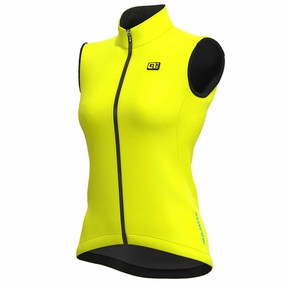 Ale Klimatik Guscio Racing woman vest - Yellow fluo