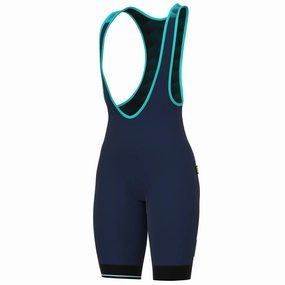 Ale Klimatik K-Atmo 2.0 woman bib shorts - Blue