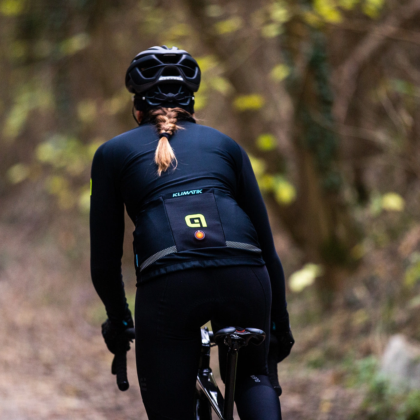 Ale Klimatik K-Idro 21 woman long sleeve jersey - Black