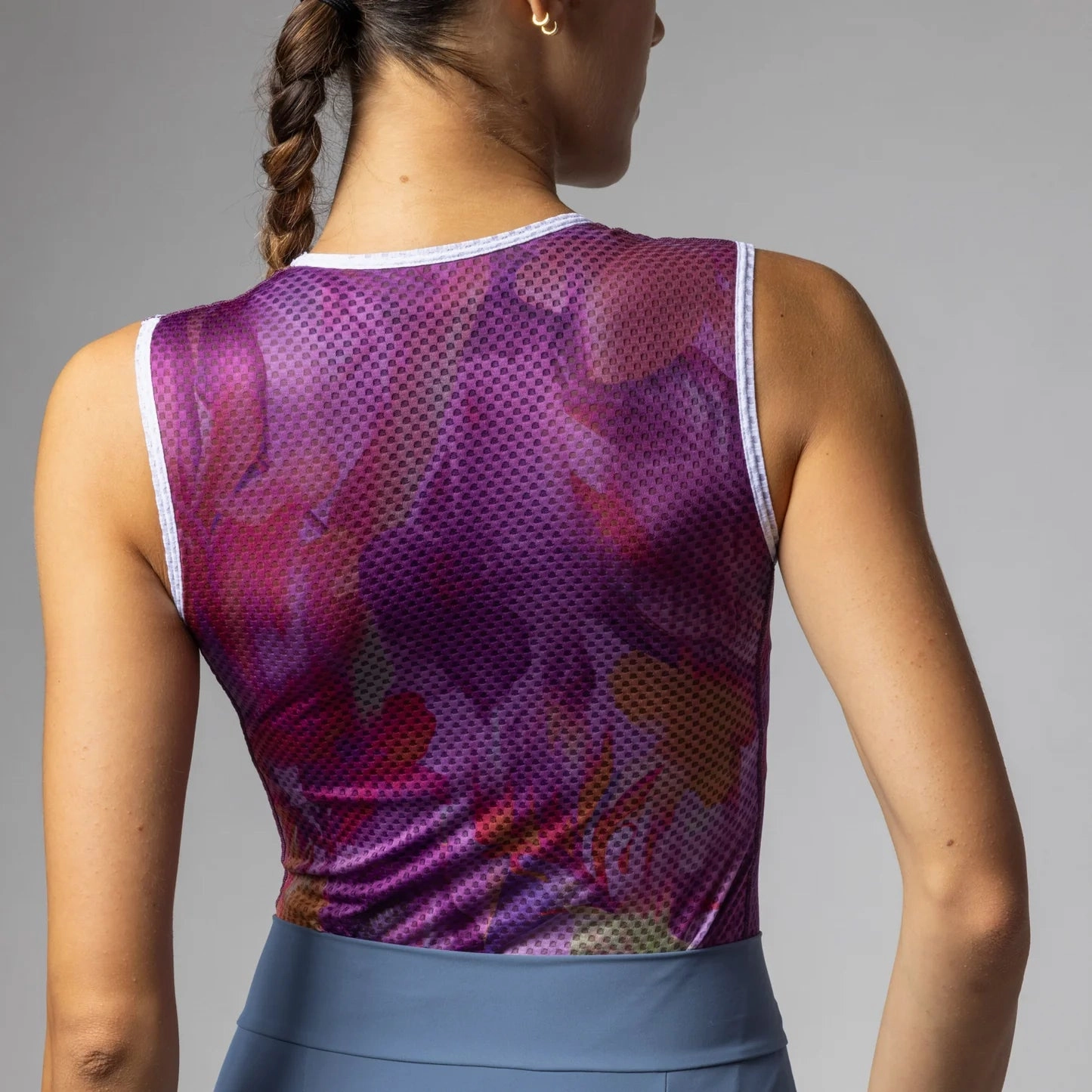 Ale Lilium woman sleeveless base layer - Purple