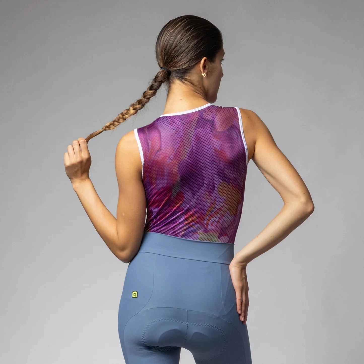 Ale Lilium woman sleeveless base layer - Purple