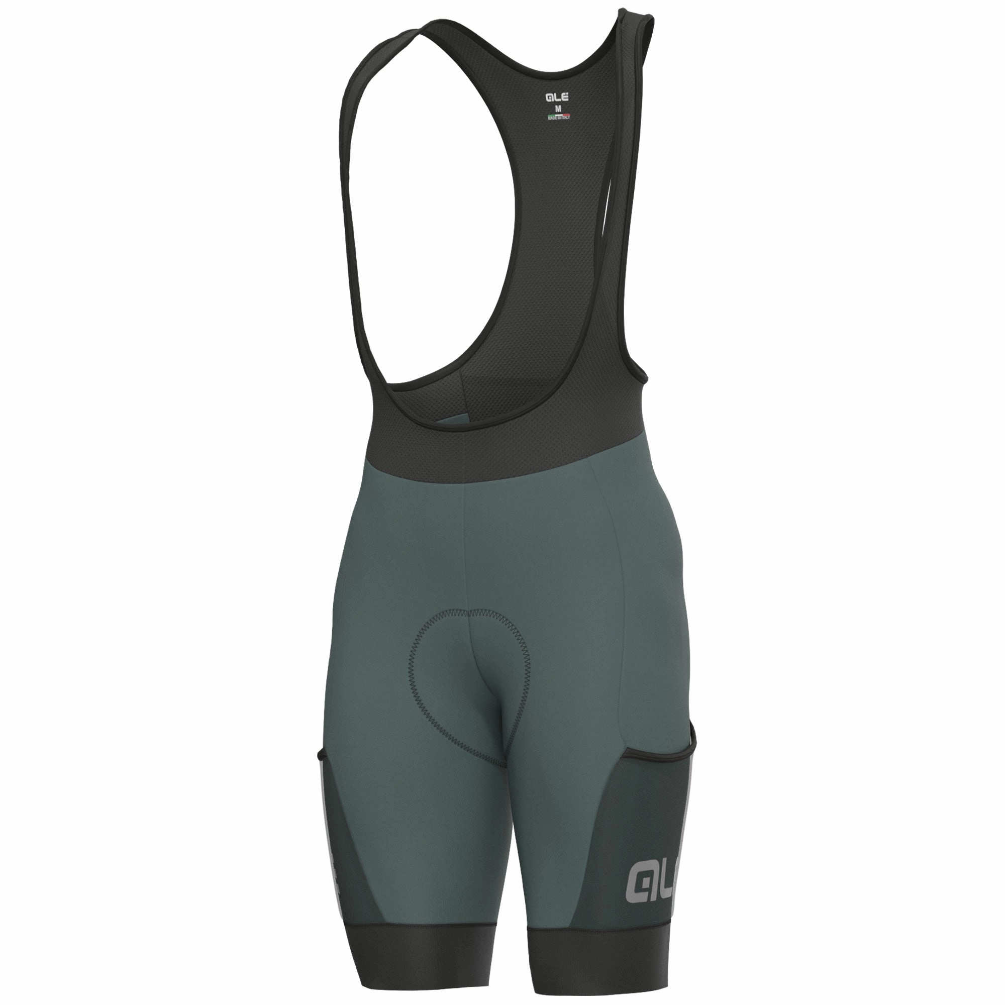 Ale Off Road Stones Cargo bib shorts - Dark green