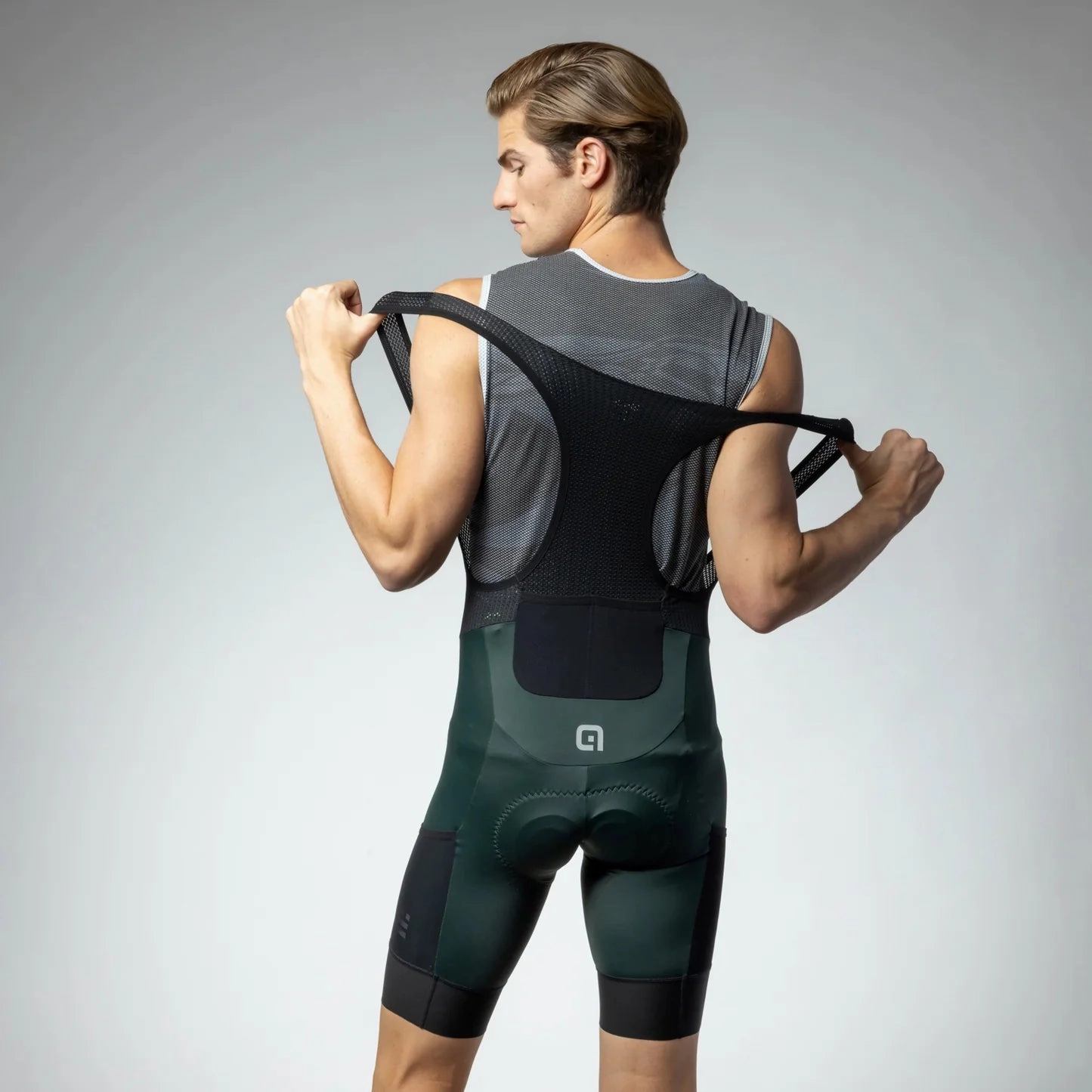 Ale Off Road Stones Cargo bib shorts - Dark green