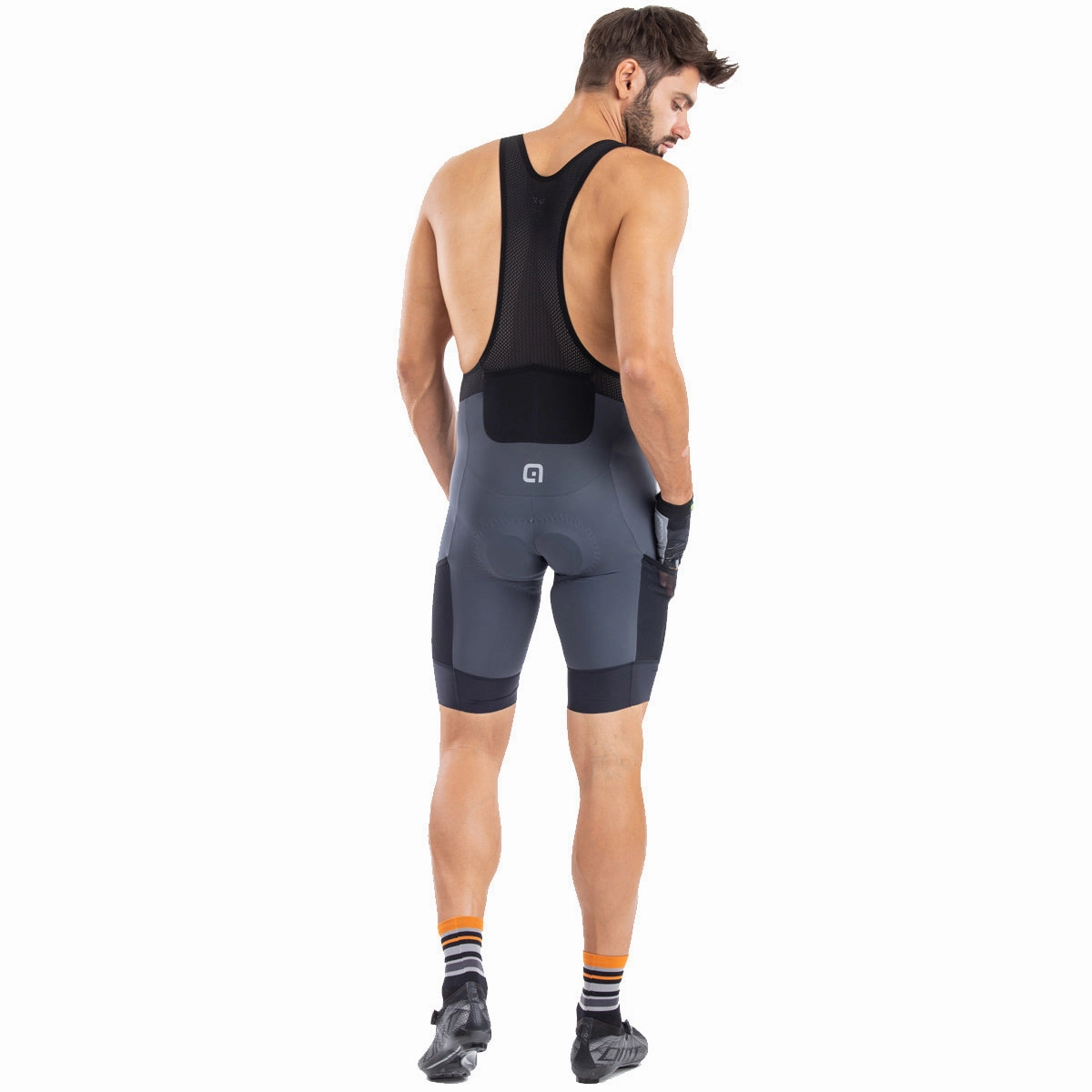 Ale Off Road Stones Cargo bib shorts - Grey