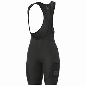 Ale Off Road Stones Cargo women bib shorts - Black