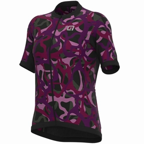 Ale Off Road Woodland women jersey - Purple