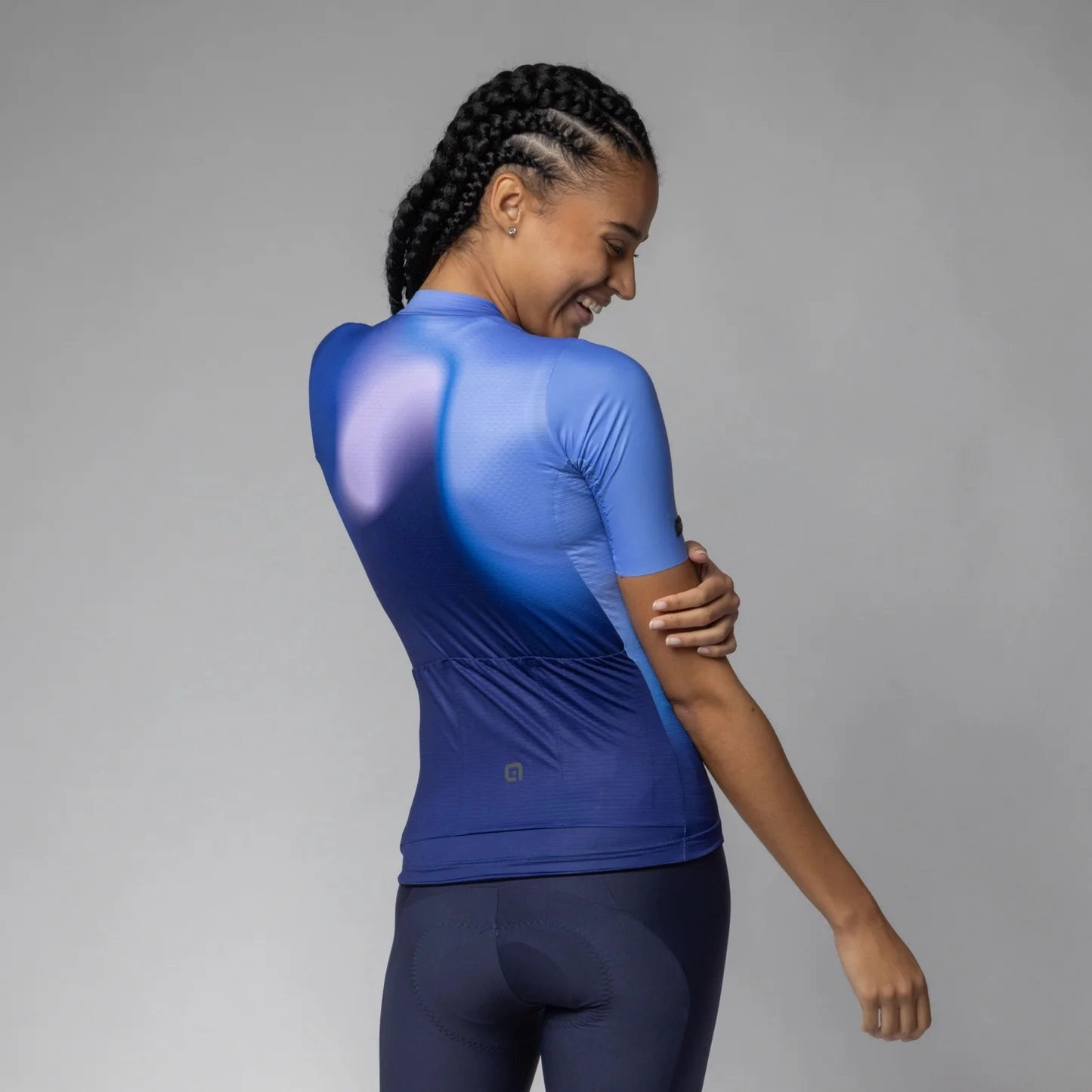 Ale PR-E Flash women jersey - Blue
