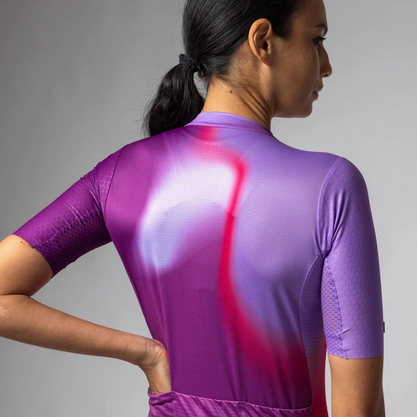 Ale PR-E Flash women jersey - Purple