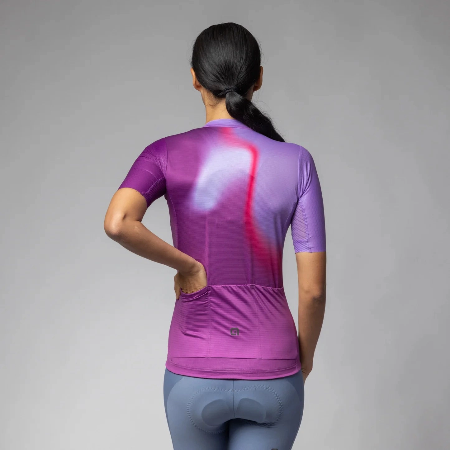 Ale PR-E Flash women jersey - Purple