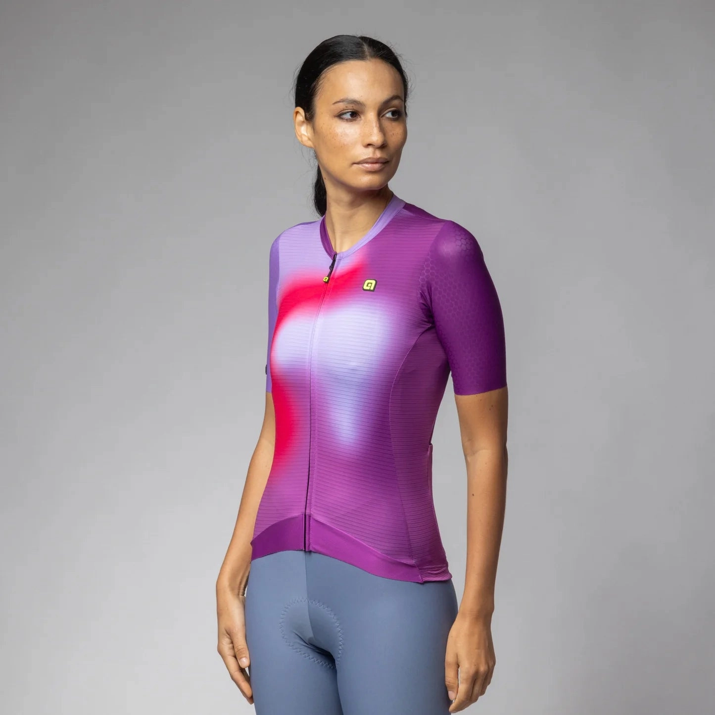Ale PR-E Flash women jersey - Purple