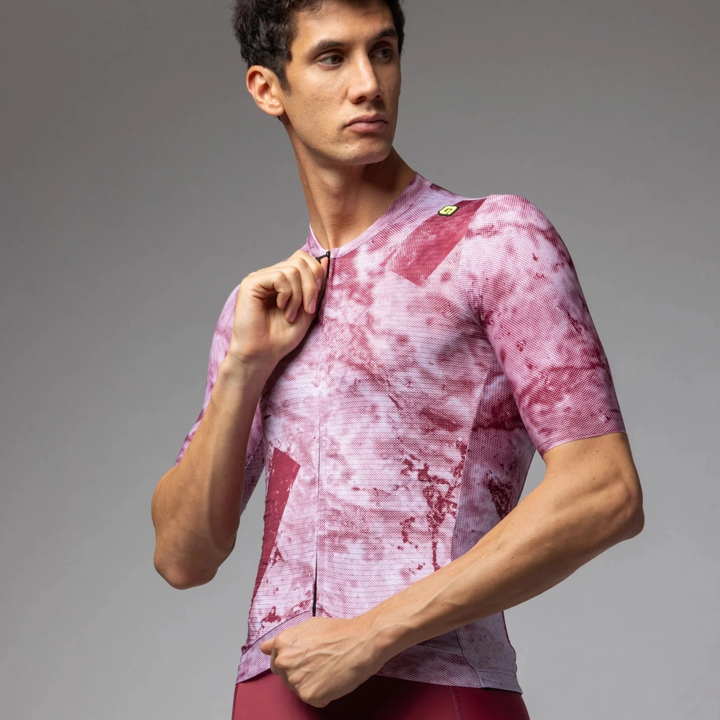 Ale PR-E Marble jersey - Red