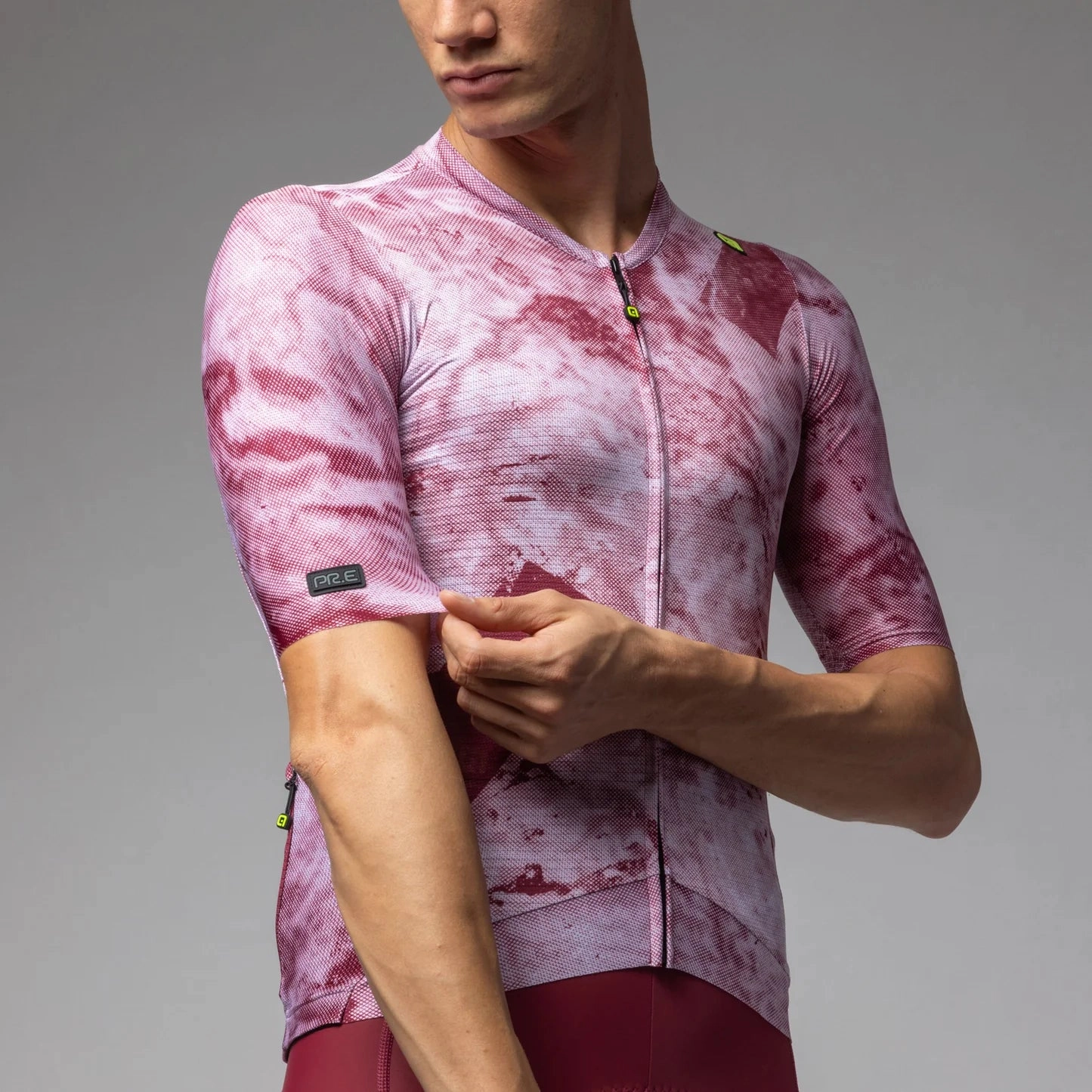 Ale PR-E Marble jersey - Red