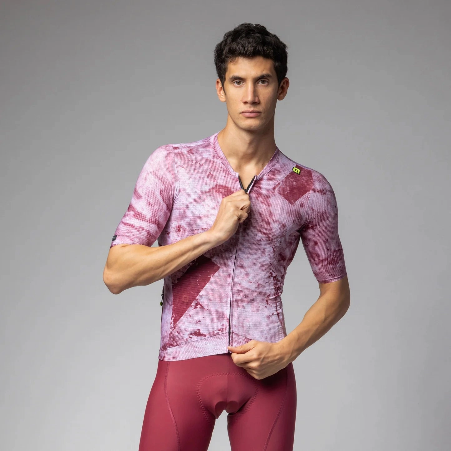 Ale PR-E Marble jersey - Red