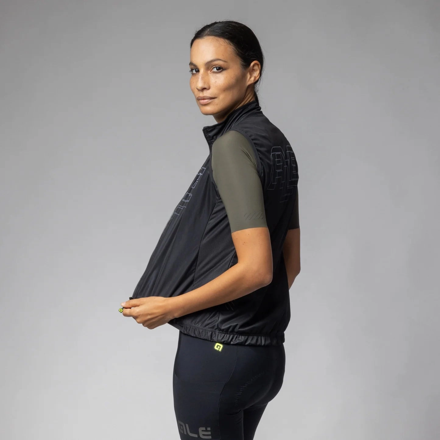 Ale PR-E Sauvage woman vest - Black