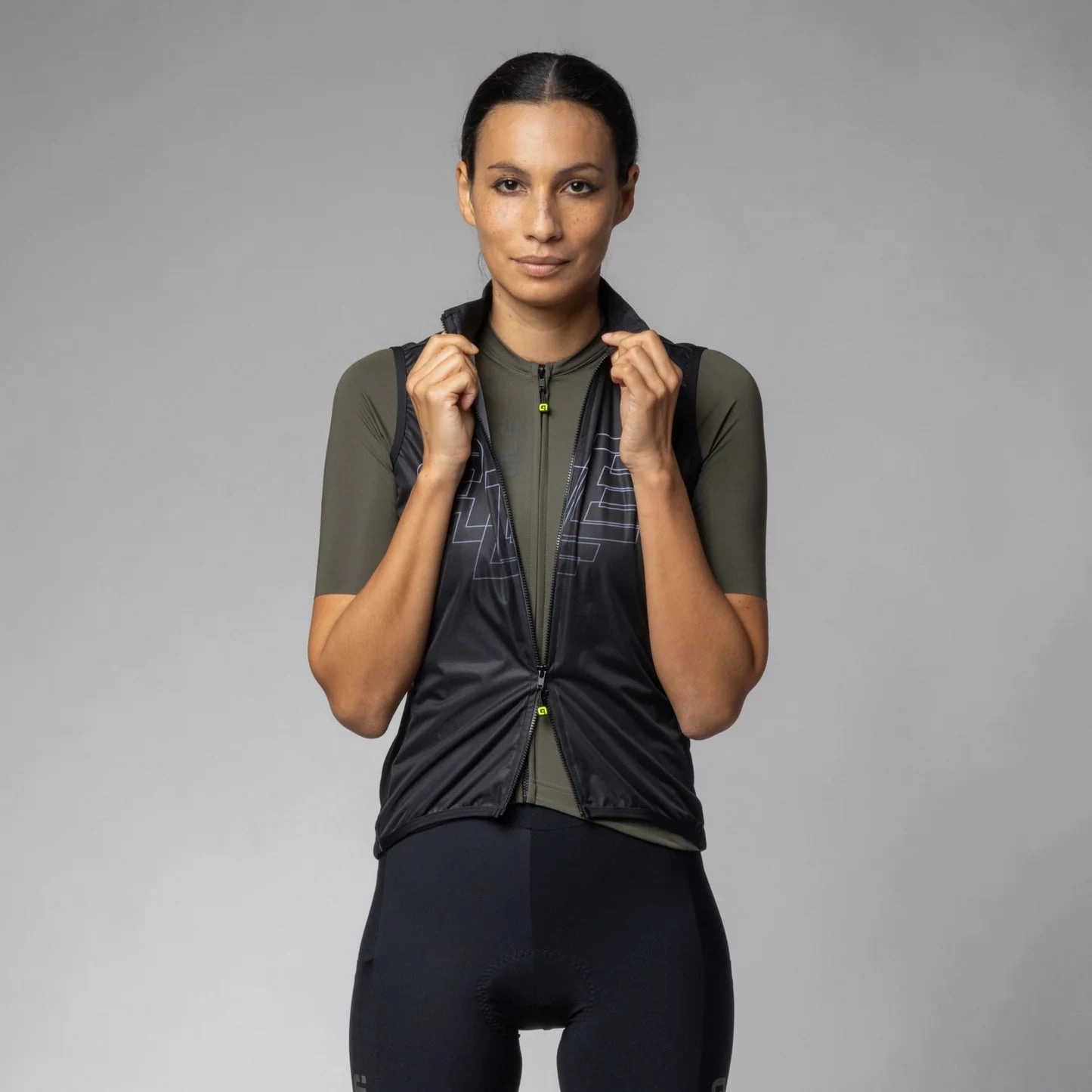 Ale PR-E Sauvage woman vest - Black