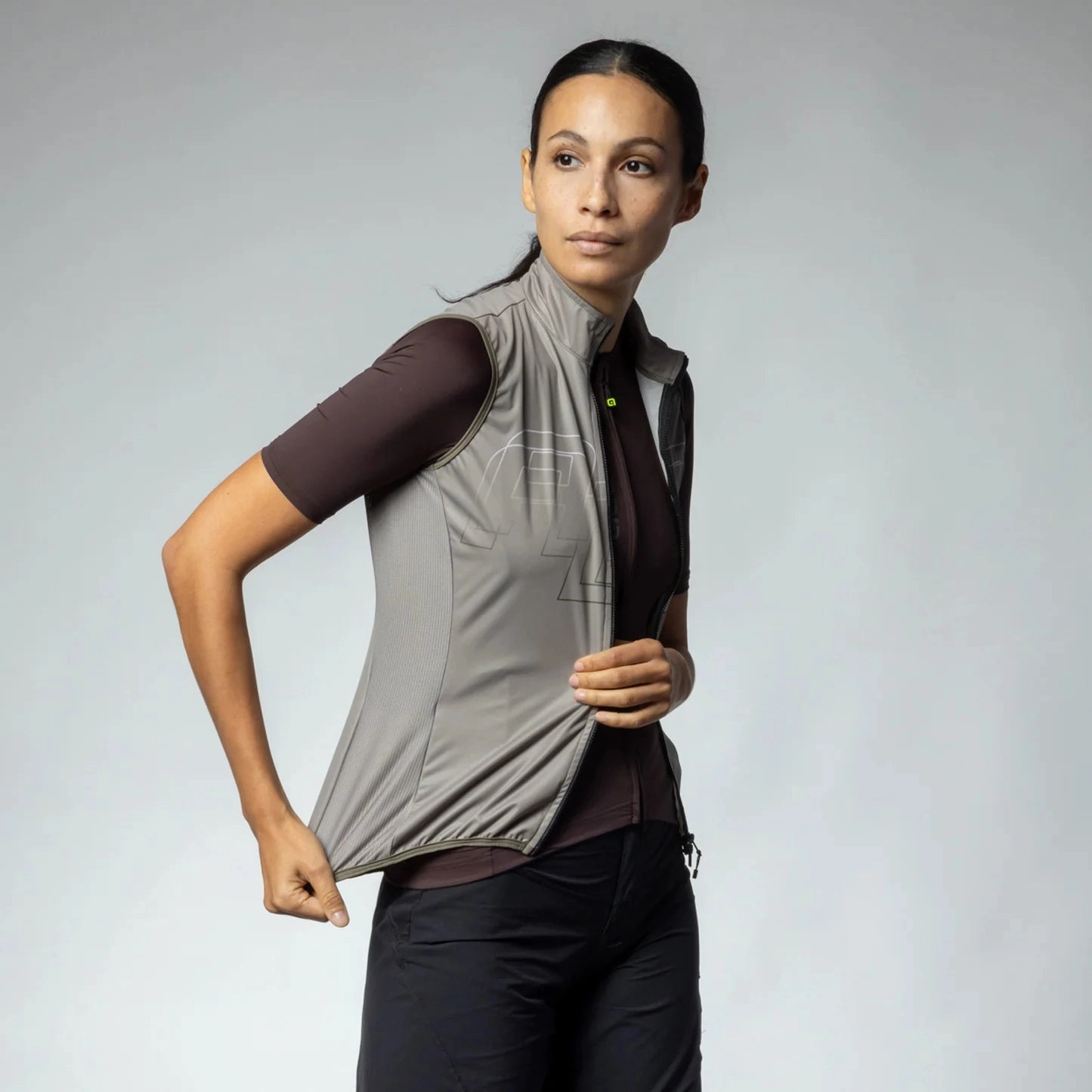 Ale PR-E Sauvage woman vest - Grey