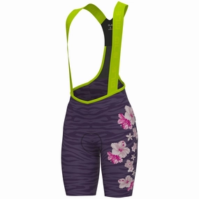 Ale PR-E Sauvage women bibshort - Dark violet