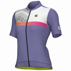 Ale PR-S Zig Zag women jersey - Lilac