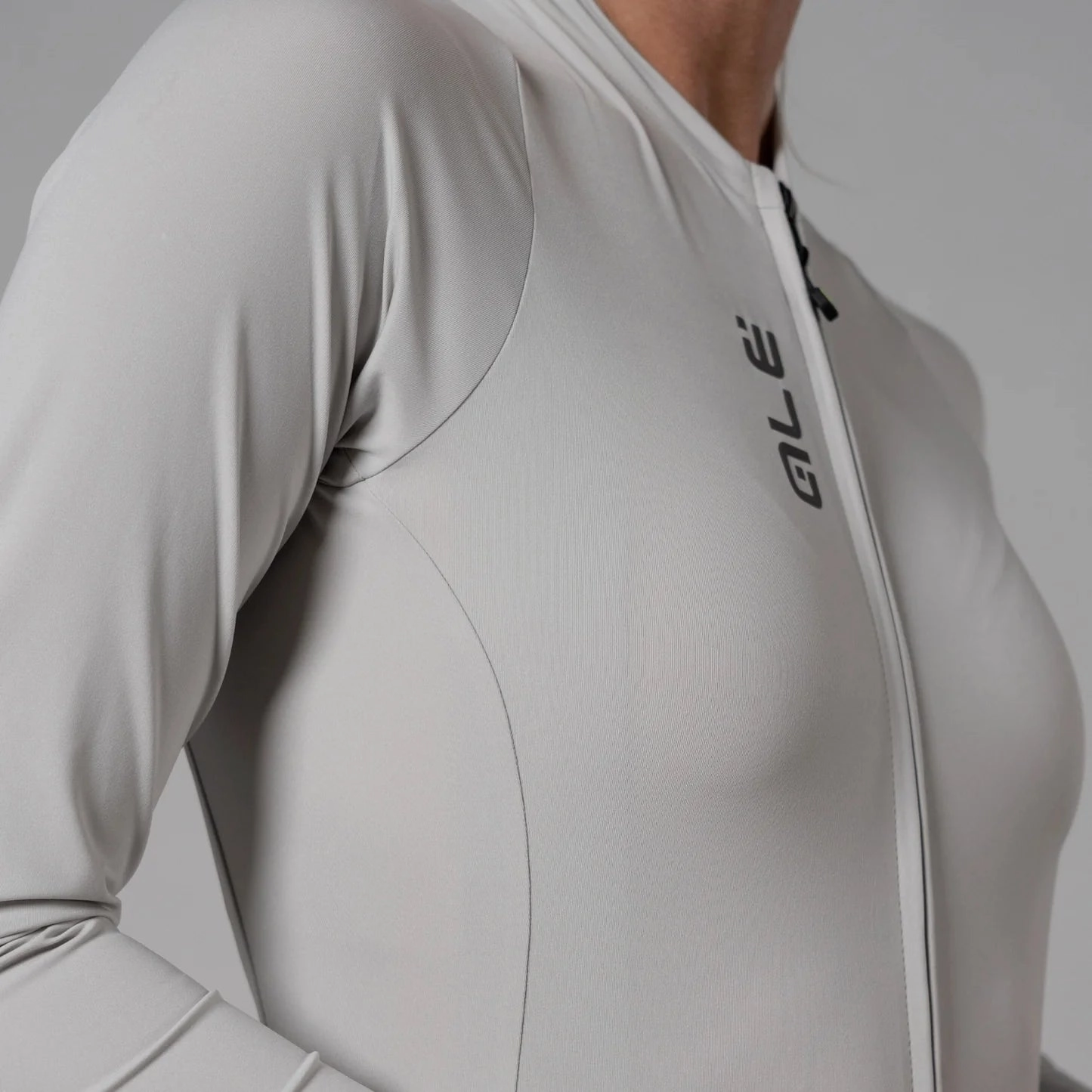 Ale Pragma Color block women long sleeve jersey - Grey