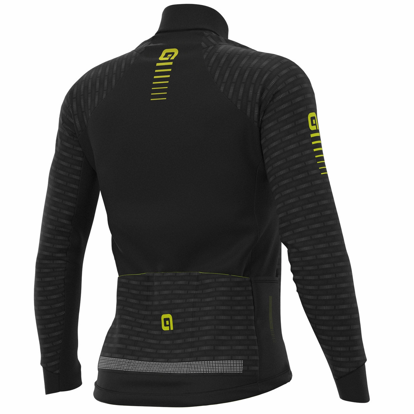 Ale PRR Green Road long sleeve jersey - Black yellow