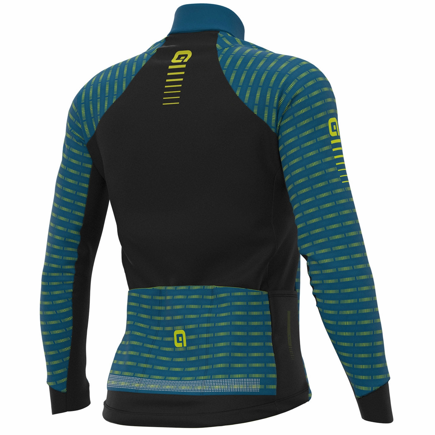 Ale PRR Green Road long sleeve jersey - Blue yellow