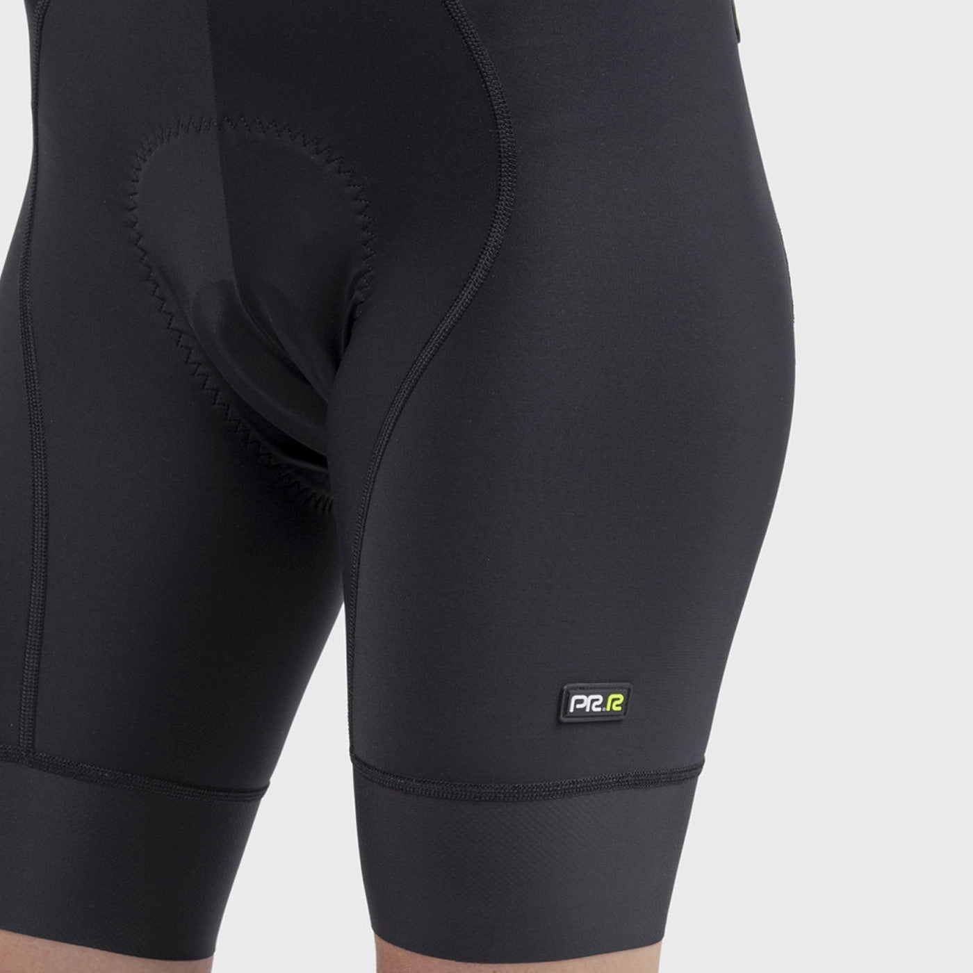 Ale PRR Green Speed woman bib shorts - Black