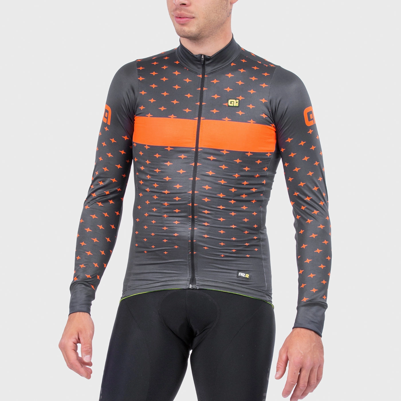 Ale PRR Stars long sleeve jersey - Orange