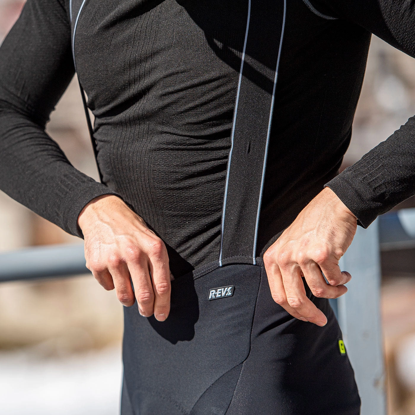 Ale R-EV1 Nordik Plus bib tight - Black