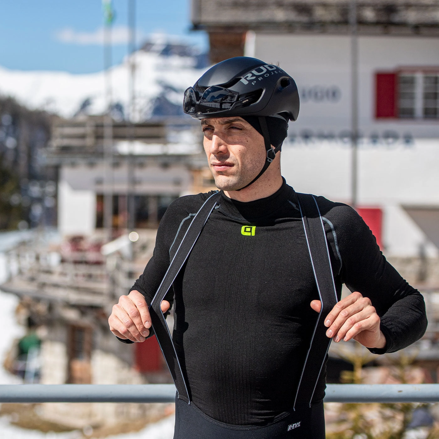 Ale R-EV1 Nordik Plus bib tight - Black