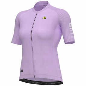 Ale R-EV1 Silver Cooling women jersey - Lilac
