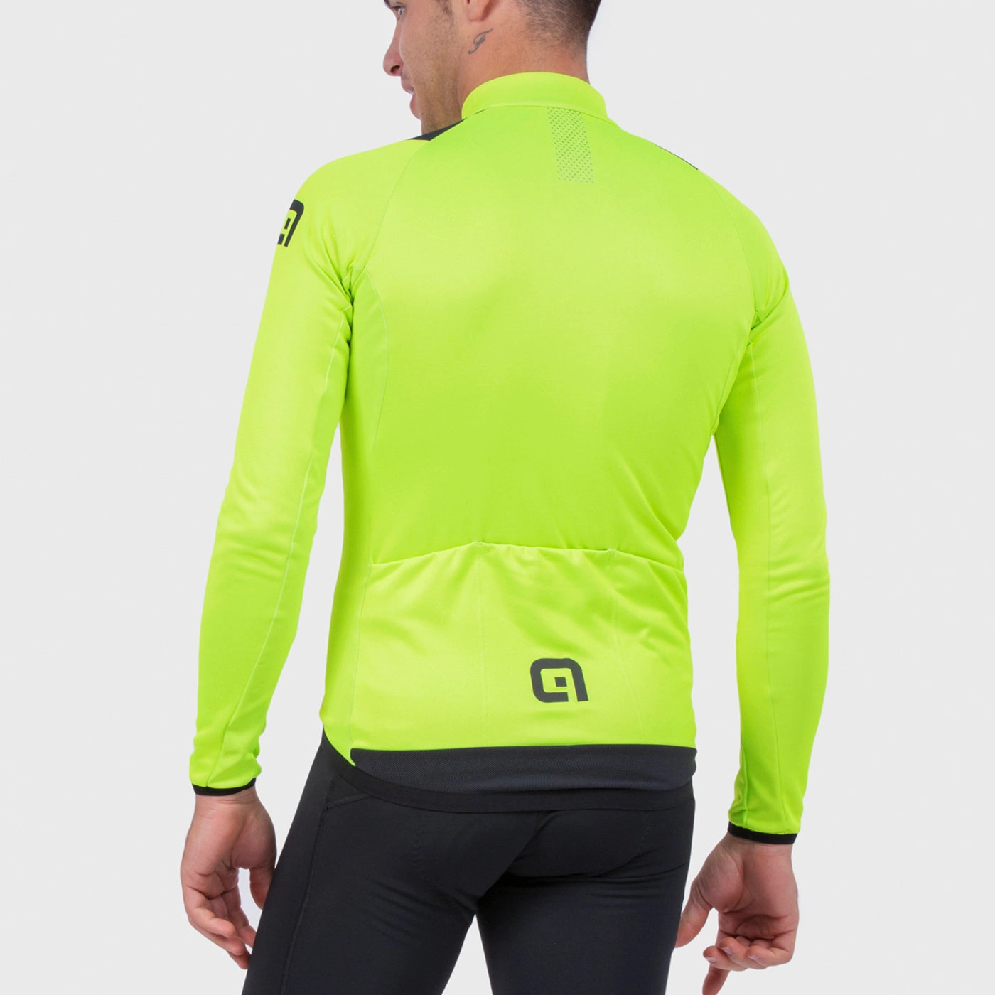 Ale R-EV1 Thermal long sleeve jersey - Yellow fluo