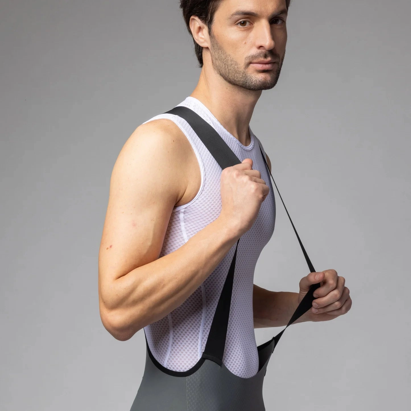 Ale R-EV1 Voltage bib short - Light grey