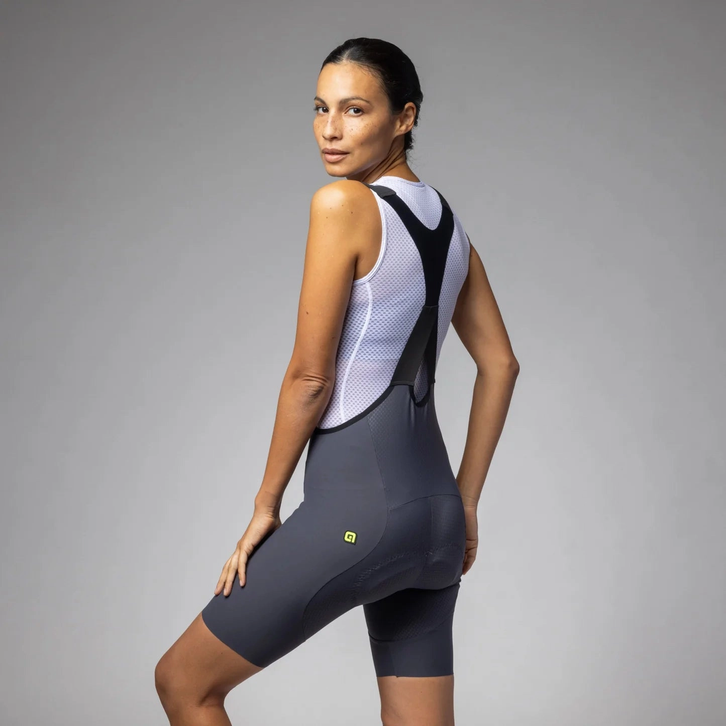 Ale R-EV1 Voltage women bibshort - Dark grey
