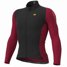 Ale R-EV1 Warm Race 2.0 21 long sleeve jersey - Red