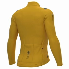 Ale R-EV1 Warm Race long sleeve jersey - Yellow