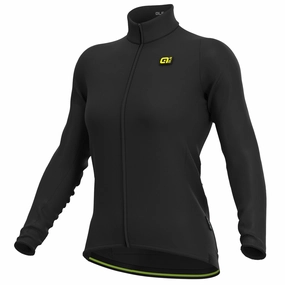 Ale R-EV1 Warm Race woman long sleeve jersey - Black