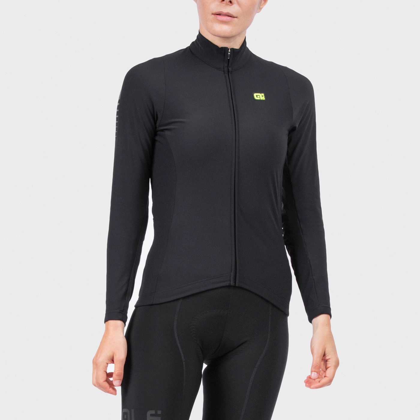 Ale R-EV1 Warm Race woman long sleeve jersey - Black