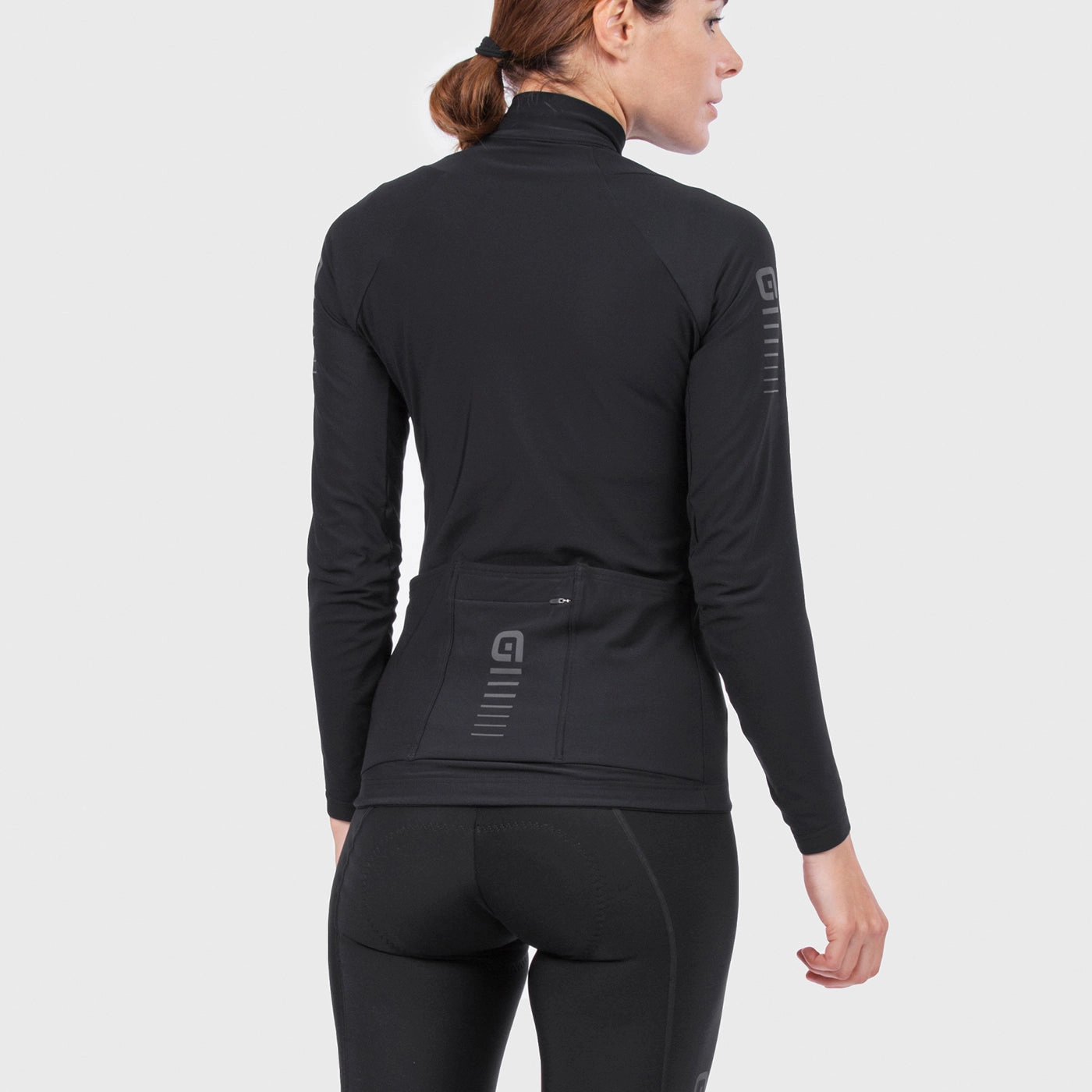 Ale R-EV1 Warm Race woman long sleeve jersey - Black