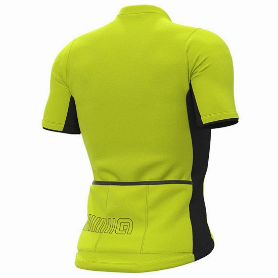 Ale Solid Color Block jersey - Yellow fluo