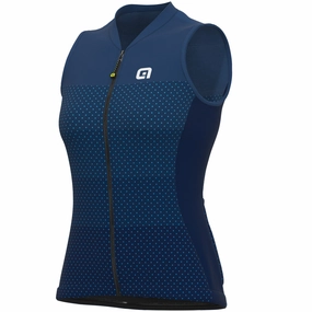 Ale Solid Level women sleeveless jersey - Blue 