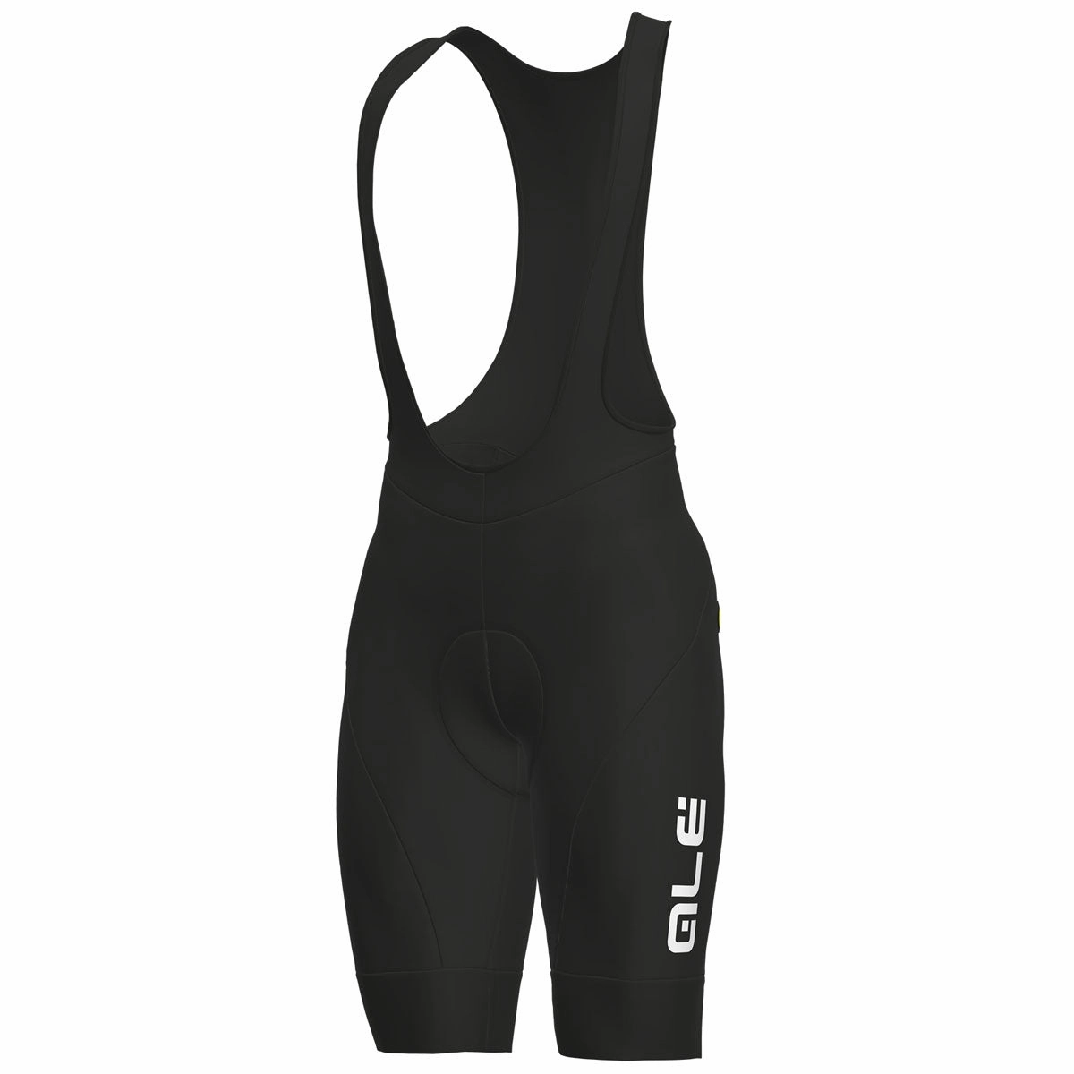 Ale Solid Winter  thermal bib shorts - White