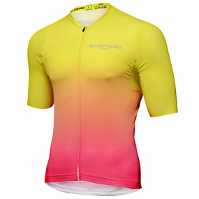 All4cycling Originals jersey - Yellow pink