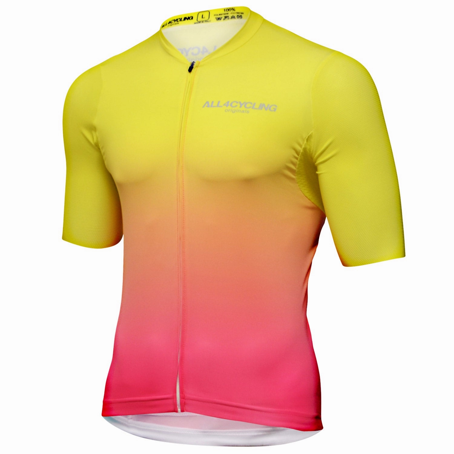 All4cycling Originals jersey - Yellow pink