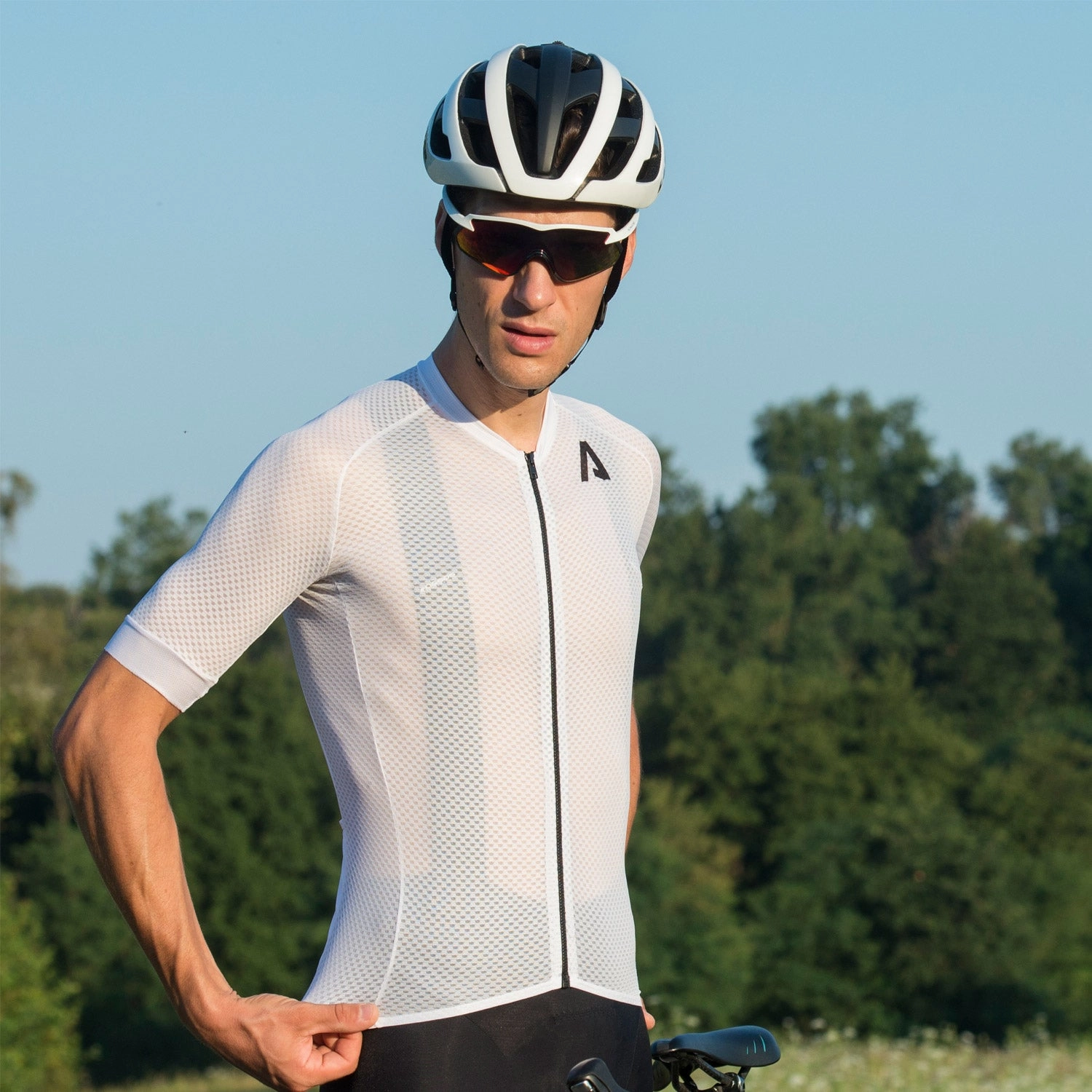 All4cycling Originals Ultra Light jersey - White