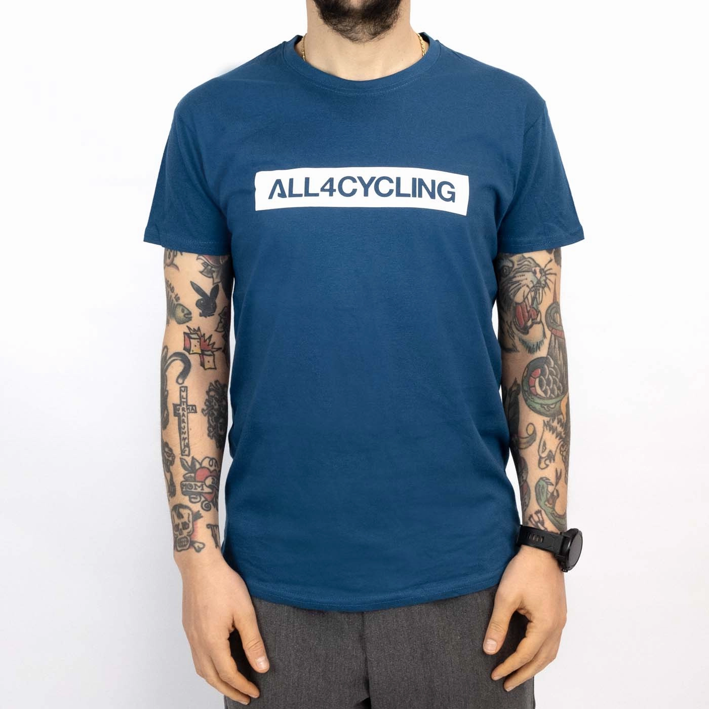 All4cycling t-Shirt - Blue
