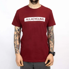 All4cycling t-Shirt - Bordeaux