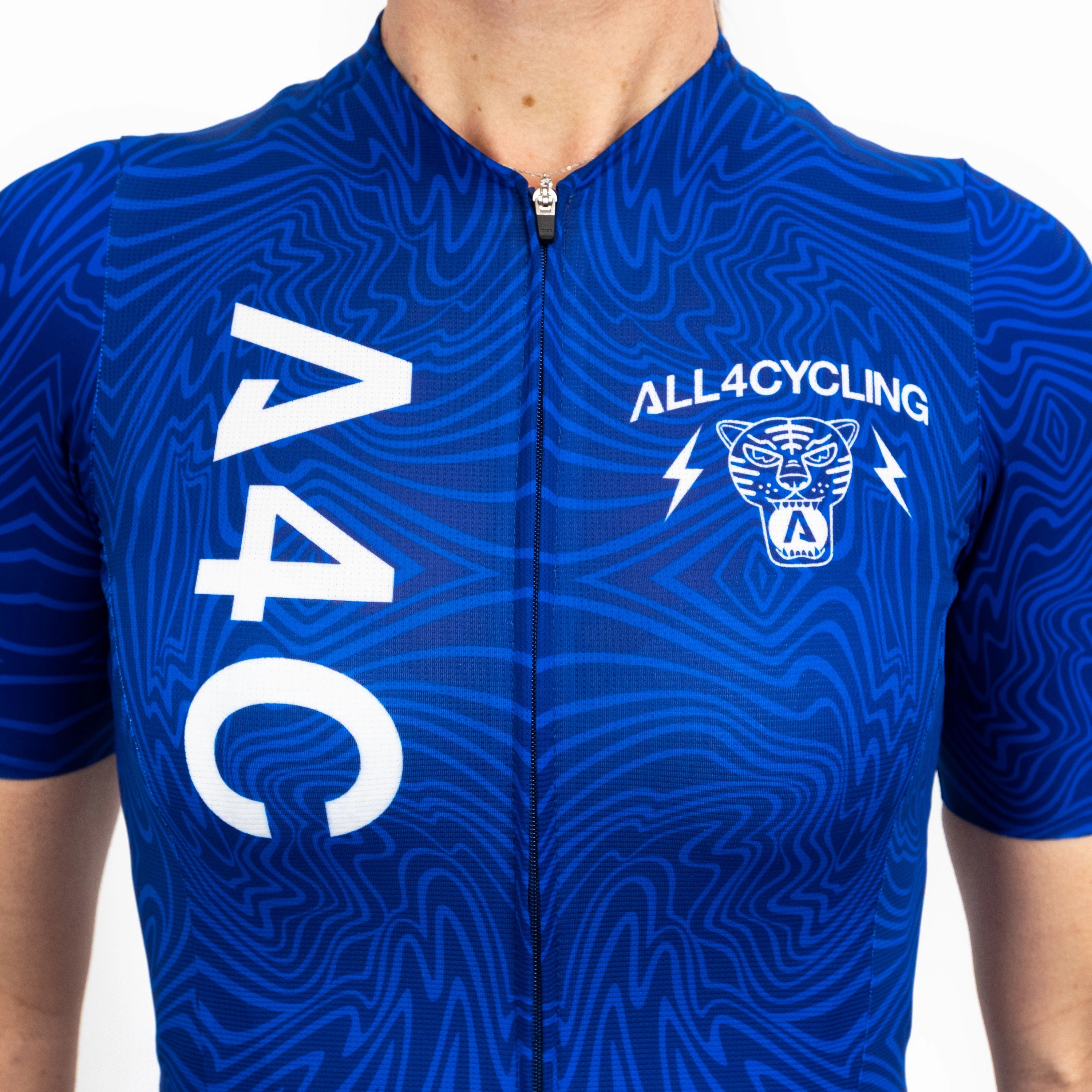 All4cycling Team Women Jersey - Blue